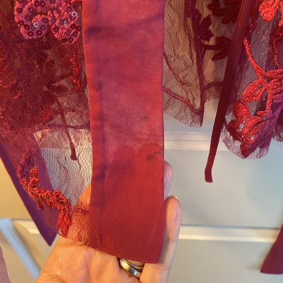 EUC Anthropologie Rya Charming Lace Cover-Up Robe - Picture 4 of 6